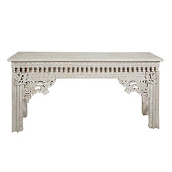 Console Romimex Beige Bois de manguier 150 x 75 x 40 cm 