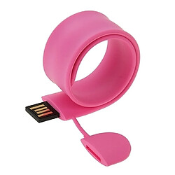 Avis Wewoo Clé USB rose Bracelet en silicone USB Flash Disk avec 4 Go de mémoire