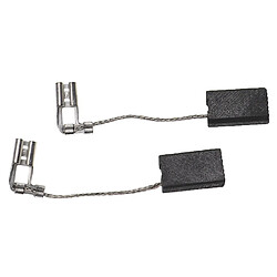 vhbw 2x Balais de charbon pour moteur 4,8 x 9,8 x 16,5mm remplacement pour Bosch 1 617 014 124 pour outil électrique, marteau piqueur 