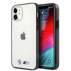 etui bmw bmhcp12smbtok iphone 12 mini 5,4" transparent coque dur sandblast 