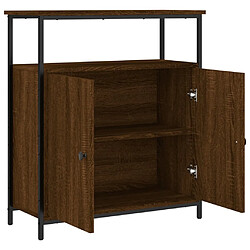 Acheter vidaXL Buffet chêne marron 70x30x80 cm bois d'ingénierie