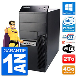 PC Tour Lenovo ThinkCentre M91p Intel G630 RAM 4Go Disque 2To Windows 10 Wifi · Occasion 