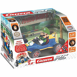 Ludendo Voiture Carrera radiocommandée 1/18 Mario Kart Mach 8 Luigi