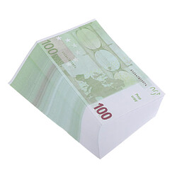 100pcs Euro Props Play Fun Pretend Cash Prop Denomination Magic Props E pas cher