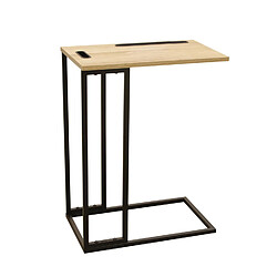 Avis The Home Deco Factory Table d'appoint pour ordinateur ou tablette - Marron et noir