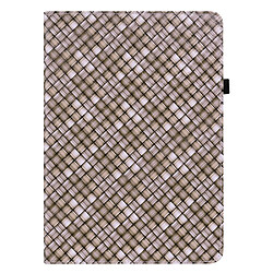 Etui en PU texture tissée marron pour votre iPad mini (2021)