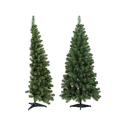 Alter Sapin "demi" sapin mi-mur, Hauteur 210 cm, version pour petits espaces, 561 branches, 108 x 108 x 210 cm