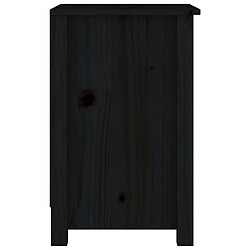 Avis Maison Chic Lot de 2 Tables de chevet - Tables de Nuit Noir 40x35x55 cm Bois de pin solide