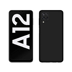 Coque silicone gel TPU fine Noir pour Samsung Galaxy A12 