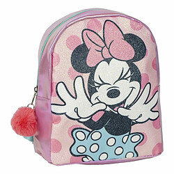 Sac à dos Casual Minnie Mouse Rose 19 x 23 x 8 cm 