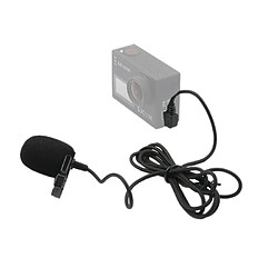 Wewoo Pour SJ7 / SJ6 / SJ360 Microphone à condensateur avec pince à cravate 