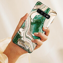 Avis iDeal of Sweden Coque pour Samsung S10 Plus Marbré Luxe Ultra fine Golden Jade Marble Vert Foncé