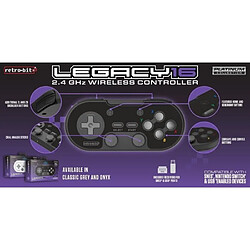 Cstore Manette Sans Fil - RetroBit Legacy 16 - Noire - Switch, PC, Steam, Raspberry Pi, SNES, Android pas cher