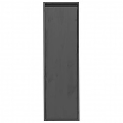 Avis vidaXL Armoire murale Gris 30x30x100 cm Bois de pin massif