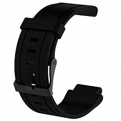 Avis Wewoo Bracelet pour montre connectée Dragonne Sport en silicone Garmin Forerunner 225 Noir