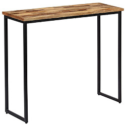 Maison Chic Table console | Meuble d'entrée | Table d'appoint Teck recyclé massif 90 x 30 x 76 cm -GKD82160