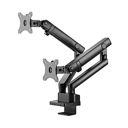 Kimex Support de bureau Full Motion 2 écrans PC 13"-32"