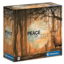 Clementoni- Peace Rustling Silence 500 pièces, paysages, Puzzle Relaxant, Divertissement pour Adultes-fabriqué en Italie, 35118, Multicolore, Medium