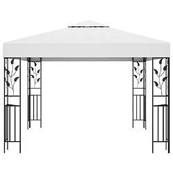 Maison Chic Tonnelle | Pergola 3x3 m Blanc 180 g/m² -GKD55037