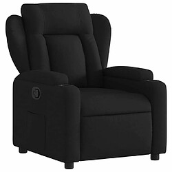 Maison Chic Fauteuil inclinable,Fauteuil luxe de relaxation Noir Tissu -MN85558