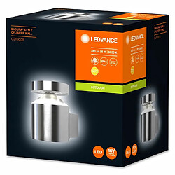 Ledvance ENDURA STYLE CYLINDER WALL Applique Extérieure 6w 360lm - Acier Inoxydable