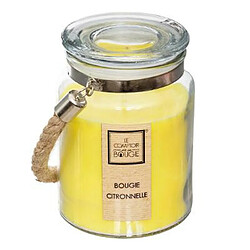 Bougie Parfumée en Verre Corde 500g Citronnelle