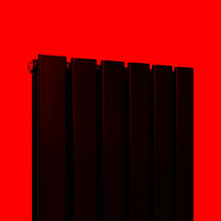 Acheter Monstershop Radiateur Plat Noir Mat 160 cm x 42 cm