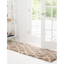 Avis Hadorn Tapis shaggy 120x62 brun Lachen Fence