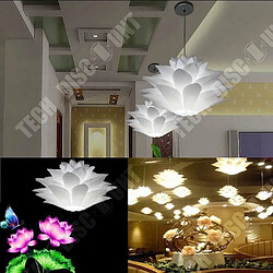 Avis Tech Discount TD® Vente chaude Moderne Lotus Lustre Pendentif Plafond Lampe Suspendue Lumière Abat-Jour Maison Chambre Décor Lustre Fleur chaud