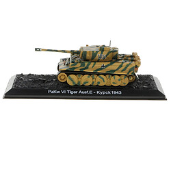 Modèle char de combat Jouet à Doigt Miniature 1/72 Mini Char de Combat Modèle Jouets en Metal - Wwii Allemand Pzkw Vi Tigre Ausf.e-kypck 1943