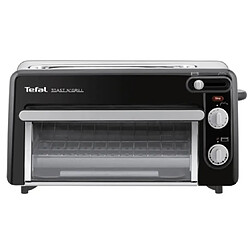 Grille-pains 2 fentes 2en1 1300w noir - tl600830 - TEFAL