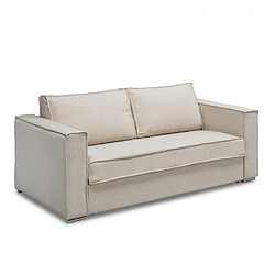 Inside 75 Canapé convertible EXPRESS IBIZA SUPRA 120cm Lattes matelas DUNLOPILLO® 16cm Enjoy beige