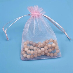 Avis Wewoo 100 PCS Sac Cadeau Bijoux Organza De Mariage Anniversaire Fête Pochettes DessinsTaille Du 7X9cm Rose Clair