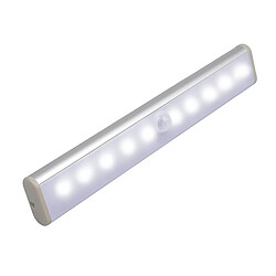 Universal Capteur infrarouge du corps humain intelligent 2W 10LED Batterie AAA gratuite 4 * Lumière lumineuse LED Lampe murale Lampe murale (lumière blanche) 