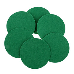 6 pièces air hockey table feutres poussoirs feutres de rechange tapis vert m