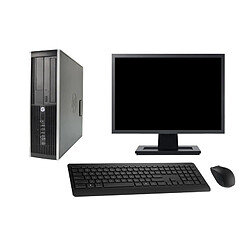 PC HP Compaq 6200 Pro SFF Ecran 22" Intel G630 RAM 4Go SSD 120Go Windows 10 Wifi - Occasion