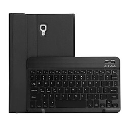 Wewoo ST590S Bluetooth 3.0 Texture de laine fine Cuir PU ABS Détachable Sept Étoiles Rétroéclairage Clavier pour Samsung Galaxy Tab A 10.5 pouces T590 / T595avec fente stylo et support Noir 