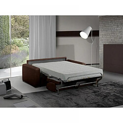 Avis Inside 75 Canapé lit 2-3 places MASTER convertible EXPRESS 120 cm, microfibre marron MATELAS 18 CM INCLUS