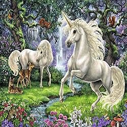 Avis Ravensburger - 128389 - Puzzle ``Licornes Mystérieuses`` 200 Pièces