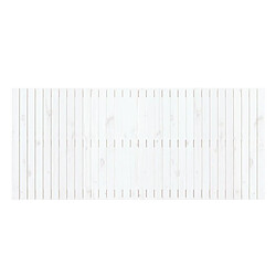 Acheter Maison Chic Tête de lit scandinave pour lit adulte,Meuble de chambre murale Blanc 204x3x90 cm Bois massif de pin -MN65480