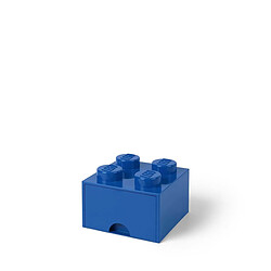 Brique de rangement empilable avec tiroir bleu - Lego Décoration 