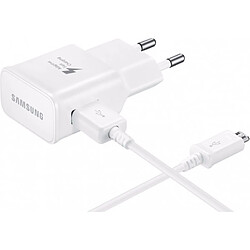 Chargeur Rapide Samsung Galaxy S6 Edge Plus câble 100cm BLANC 2A