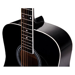 Acheter Classic Cantabile guitare acoustique folk set démarrage incl. kit d'accessoires à 5 pièces, noir