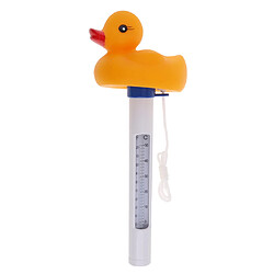 piscine et spas thermomètre flottant température de l'eau de natation avec corde canard thermomètre flottant