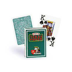 Modiano Cartes Texas Poker 100% plastique (vert)