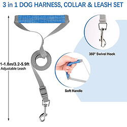 Acheter Universal Petite ceinture douce pour chien Ensemble de ceinture reflétant les étapes confortables dans le gilet pour animaux de compagnie Ceinture remplie de poignée Fil facile à marcher | Harnais