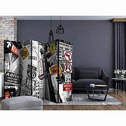 Paris Prix Paravent 5 Volets New York Signs 172x225cm