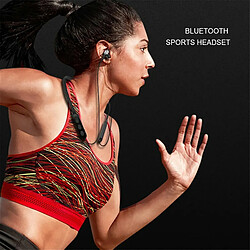 G04 Oreillette Bluetooth Intra-Auriculaire Appel Mains Libres Suspendu Cou Musique Sport Bouchons Rouge Sac D'Opp pas cher