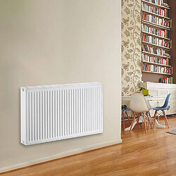 Avis Radiateur eau chaude réversible Acier Blanc Type 22 Chauffage central DE DIETRICH