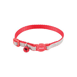 Collier pour chat ZOLUX - Rouge - Nylon - Réglable - 520022RGE